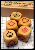 Dice : Dice - Poker Dice - Elk Brand Crown and Anchor - eBay Aug 2015
